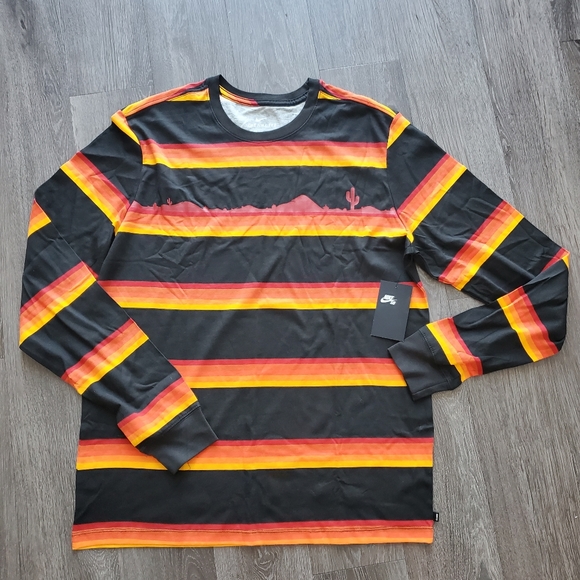 Nike SB Longsleeve Striped Tee - Picture 6 of 7